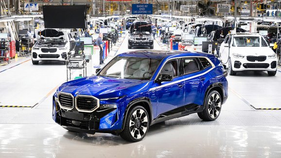 BMW zahajuje výrobu modelu XM, jak jinak než v USA
