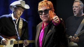 Do Prahy v roce 2019 zavítají zvučná jména: Bob Dylan, Elton John, Metallica a mnoho dalších.