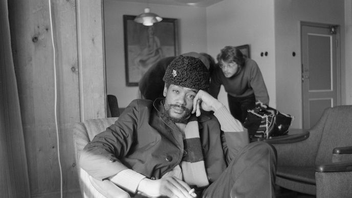 Zakladatel a vůdce Černých panterů Bobby Seale Zakladatel a vůdce Černých panterů Bobby Seale