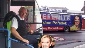 Odhalení: Manžel Heleny Vondráčkové řídil BOBObus