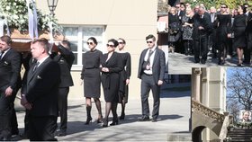 Pohřeb manžela Jany Bobošíkové, Pavla Bobošíka