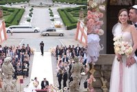 Dcera Bobošíkové se vdala: Monstrsvatba v Troji jako ve Versailles!
