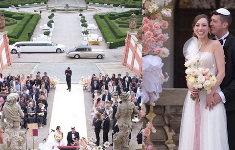 Dcera Bobošíkové se vdala: Monstrsvatba v Troji jako ve Versailles!