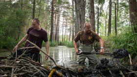 Ochránci přírody opravili poničenou bobří hráz u Nýřan na Plzeňsku.