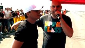 Igor B. s jedním z pořadatelů