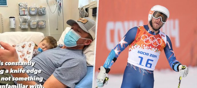 Syn držitele zlaté olympijské medaile z lyžování Bodeho Millera musel rychle do nemocnice. Celá situace ale měla šťastný konec