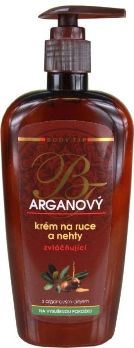 Zvláčňující krém na ruce s arganovým olejem Body Tip, 109 Kč (300 ml), koupíte na www.vivaco.cz