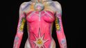 Fascinující obrazy z Mistrovství světa v malování na nahá těla v Rakousku
