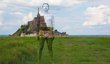 Dokonalé splynutí se slavným opatstvím Mont Saint Michel v Normandii