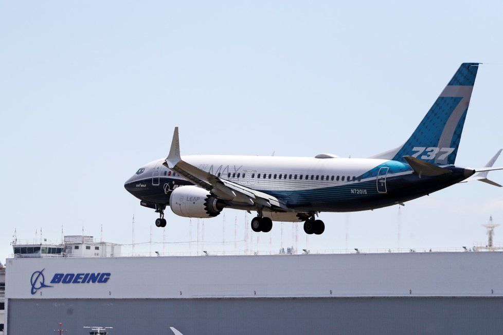 Boeing 737 MAX absolvoval v USA nové testy (29. 6. 2020)