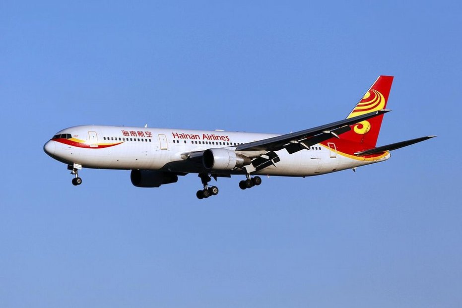Boeing 767 čínské společností Hainan Airlines