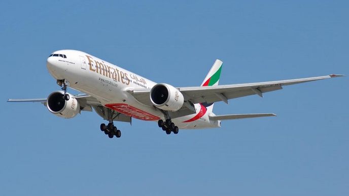 ilustrační foto Boeing 777-200LR, který bude létal na lince Emirates z Dubaje do Panamy