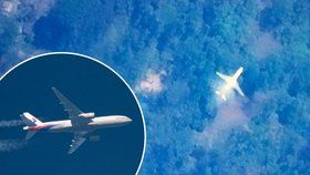 Letící Boeing 777 našel možná student na satelitním snímku.