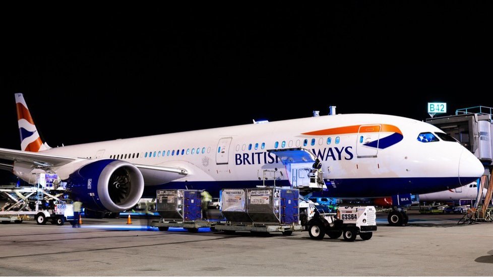 Boeing společnosti British Airways