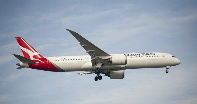 Boeing 787 Dreamliner společnosti Qantas.