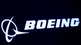 Logo společnosti Boeing.