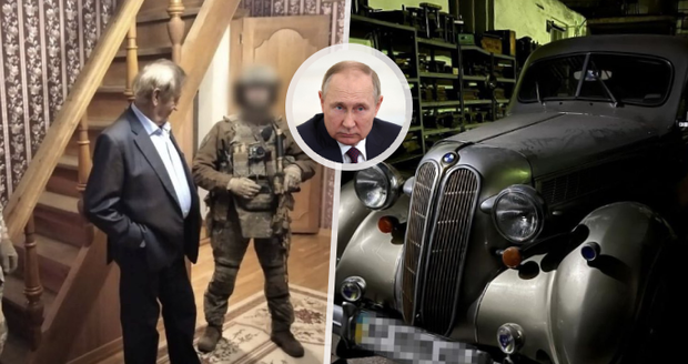 Ukrajinci zveřejnili detaily ze zatčení Putinova spojence: Našli u něj luxusní auta, peníze a zbraně