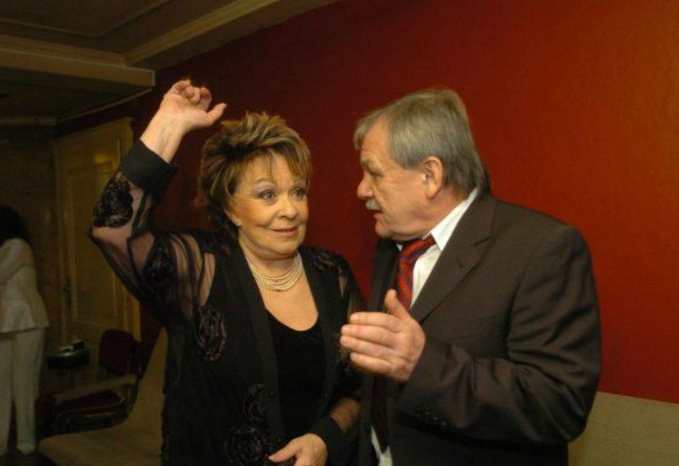 Jiřina Bohdalová a Karel Šíp