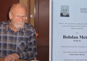 Zemřel politický vězeň Bohdan Metyš (†92): Odsoudili ho ve vykonstruovaném procesu