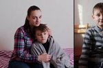 Sedmiletý Bohdan Totskaja uprchl s maminkou Valerii (27) ze Záporoží na Slovensko. Pro Bohdana to byla jeho první jízda vlakem.