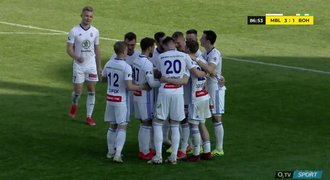 SESTŘIH: Mladá Boleslav - Bohemians 3:1. Necid snížil, pak nedal penaltu