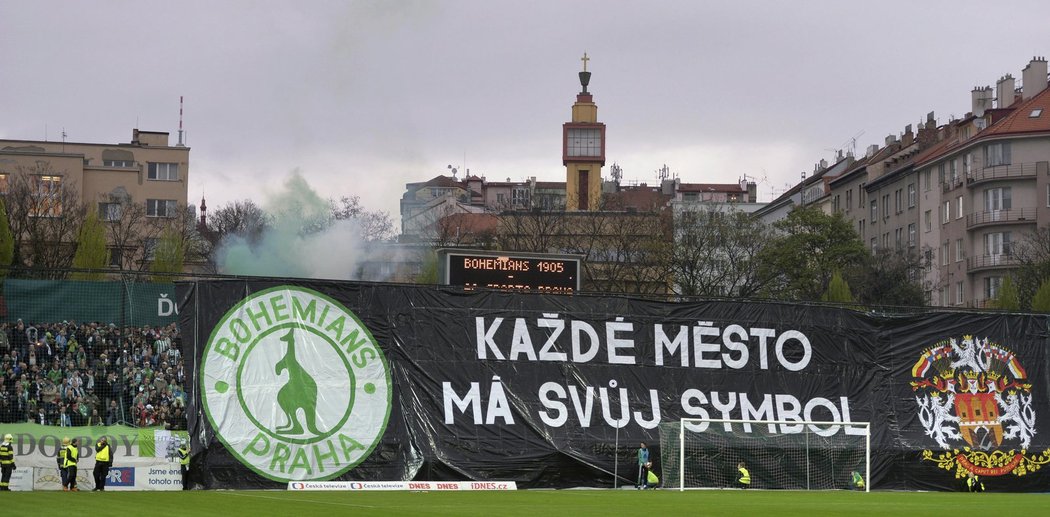 Choreografie fanoušků Bohemians 1905