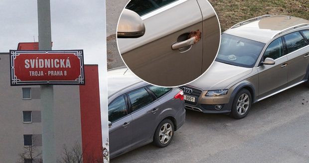 Bohnice mají svého „fekálního fantoma“! Psí výkaly maže na kliky zaparkovaných aut. Může dostat pokutu