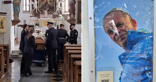 Pohřeb bývalého mluvčího jihomoravské policie Bohumila Maláška, 22. srpna 2026