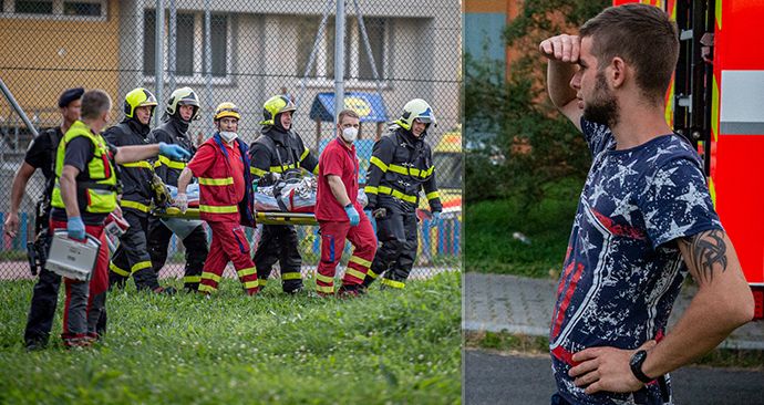 Svědek požáru v Bohumíně: Trvalo desítky minut, než začal zásah!