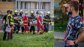 Svědek požáru v Bohumíně: Trvalo desítky minut, než začal zásah!