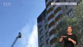 Požár v Bohumíně: Lidé před plameny skákali z oken