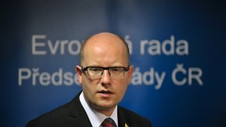 Sobotka: Česká vláda bude mít připomínky k novým sankcím EU vůči Rusku 