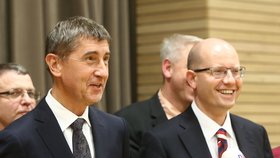 Andrej Babiš a Bohuslav Sobotka, šéfové dvou momentálně nejsilnějších politických stran v zemi