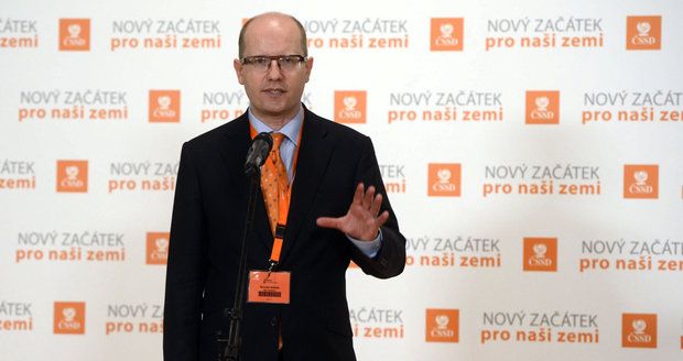 Premiér a šéf ČSSD Bohuslav Sobotka