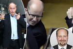 Sobotka a Jeroným Tejc se opět baví se Sněmovně. Moderátor Kraus (vlevo) však připomíná, že Tejc je lhář