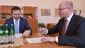Ministr Jurečka projednával situaci v zemědělství s premiérem Sobotkou.