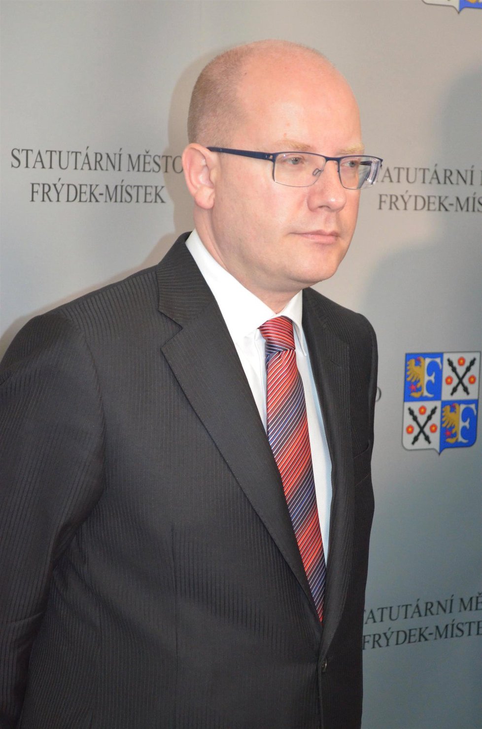 Premiér Bohuslav Sobotka (ČSSD)