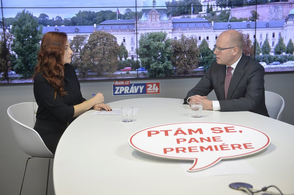 Bohuslav Sobotka (ČSSD) v pořadu Blesk.cz Ptám se, pane premiére (24.11.2016)