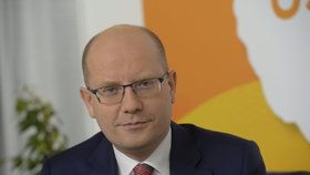 Bohuslav Sobotka (ČSSD) při rozhovoru pro Blesk