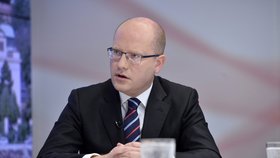 Premiér Bohuslav Sobotka ve Studiu Blesk