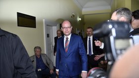 Premiér Bohuslav Sobotka vypovídal u soudu v kauze OKD