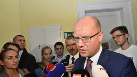 Premiér Bohuslav Sobotka vypovídal u soudu v kauze OKD