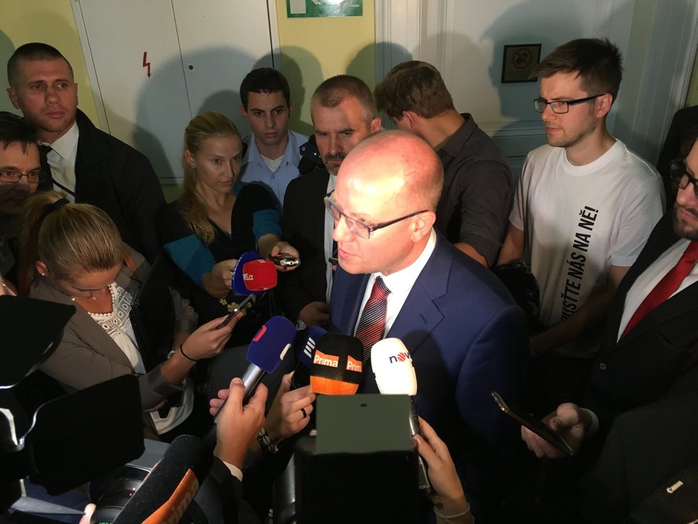 Bohuslav Sobotka vypovídal u soudu v kauze OKD