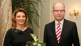 Bohuslav Sobotka s ženou Olgou.