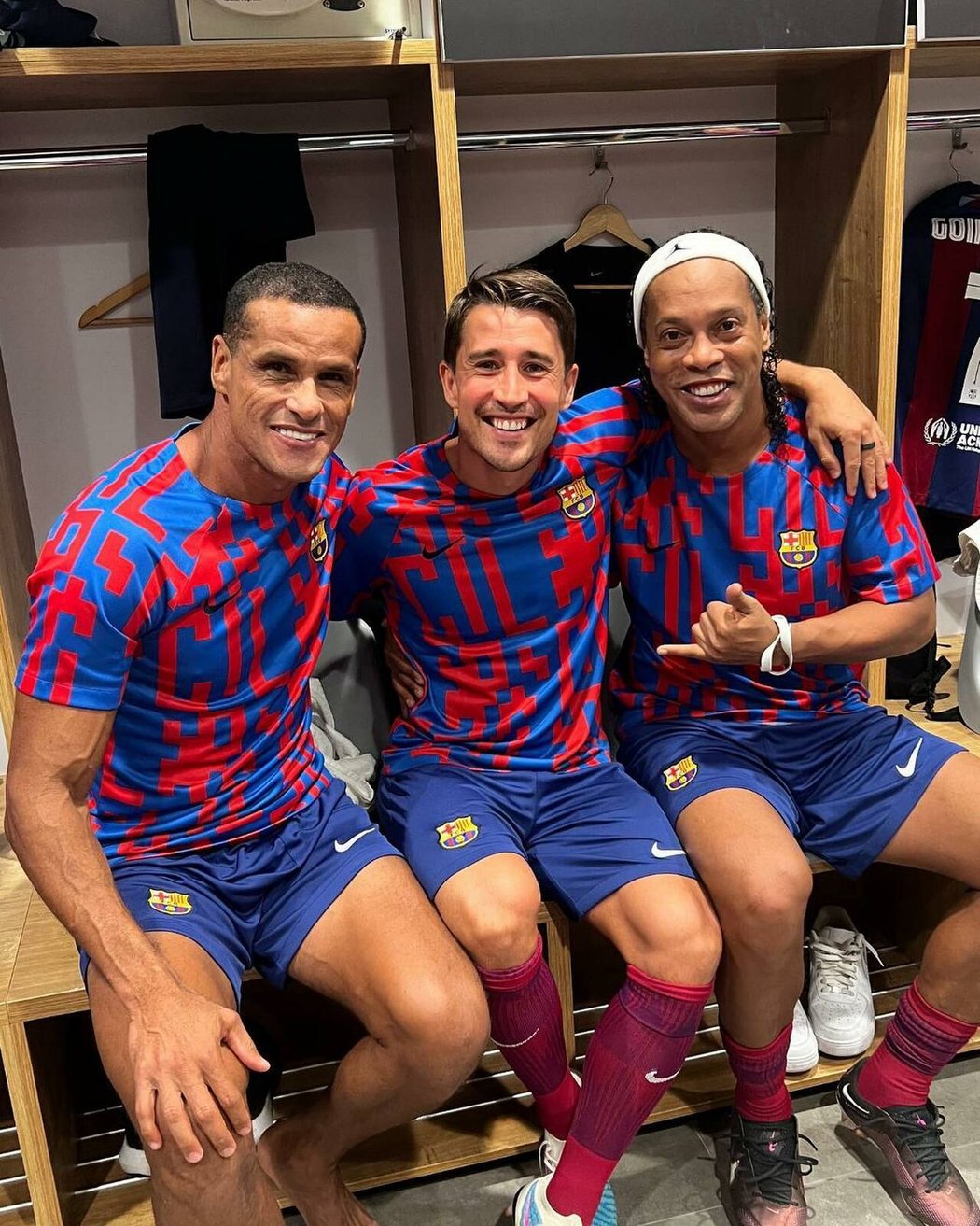Bojan, Ronaldinho a Rivaldo