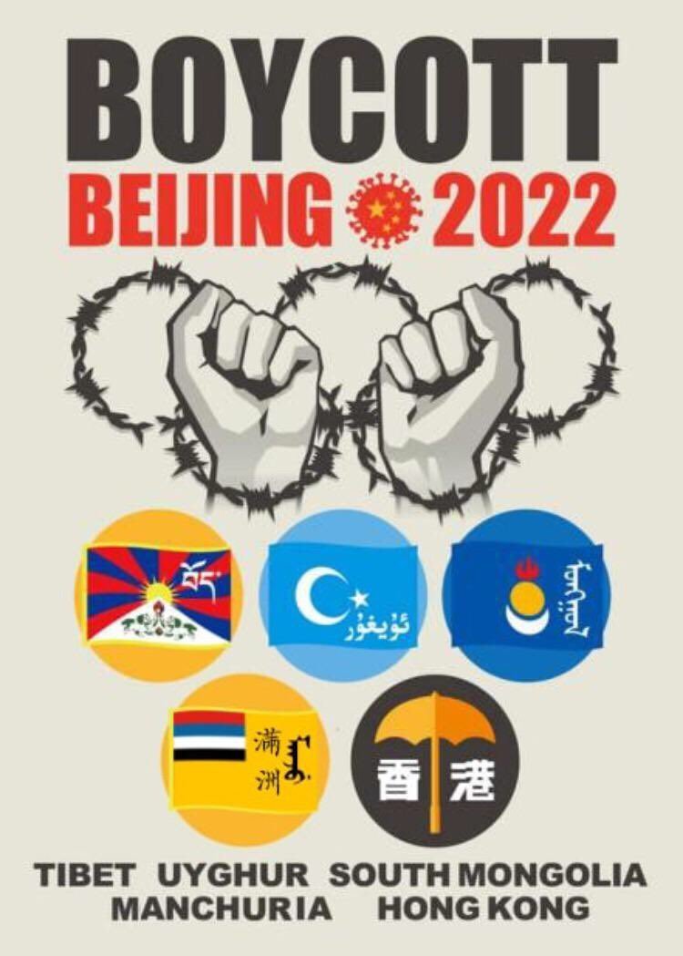 Kampaň za bojkot pekingských olympijských her vedou karikaturisté i politici.