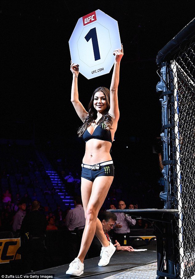 Krásná hosteska UFC Arianna Celeste.