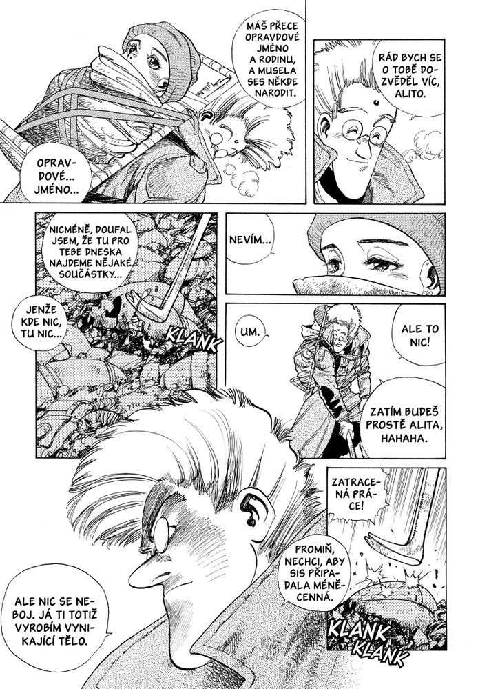 Bojový anděl Alita je výborná manga o hrdinství a spoustě příšer