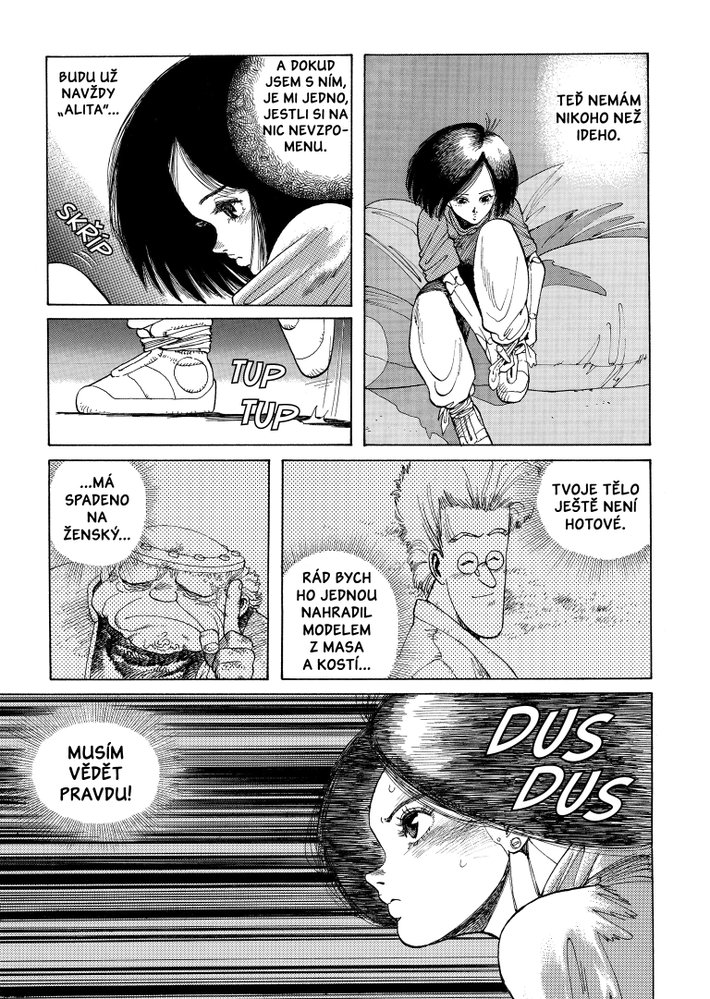 Bojový anděl Alita je výborná manga o hrdinství a spoustě příšer