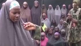 Unesená dívka žádá ve videu propuštění bojovníků Boko Haram. Školačky unesli teroristé před více než dvěma roky.